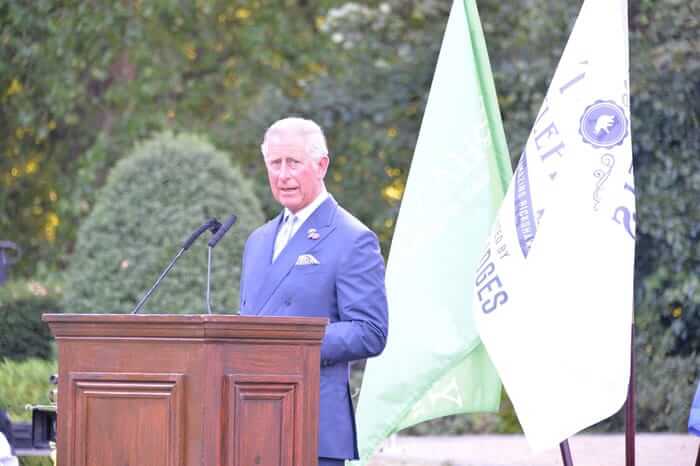 HRH The PRINCE OF WALES at the Quintessentially Foundation and Elephant Family 's 'Travels to My Elephant' Royal Rickshaw Auction presented by Selfridges and hosted by HRH The Prince of Wales and The Duchess of Cornwall held at Lancaster House, Cleveland Row, St.James's, London on 30th June 2015.