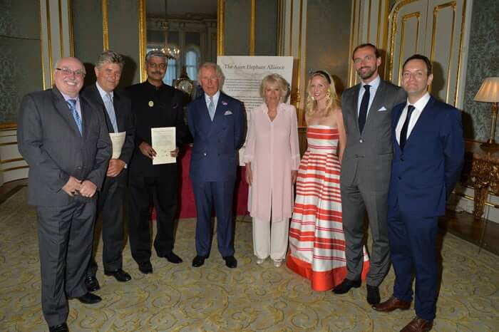 at the Quintessentially Foundation and Elephant Family 's 'Travels to My Elephant' Royal Rickshaw Auction presented by Selfridges and hosted by HRH The Prince of Wales and The Duchess of Cornwall held at Lancaster House, Cleveland Row, St.James's, London on 30th June 2015.