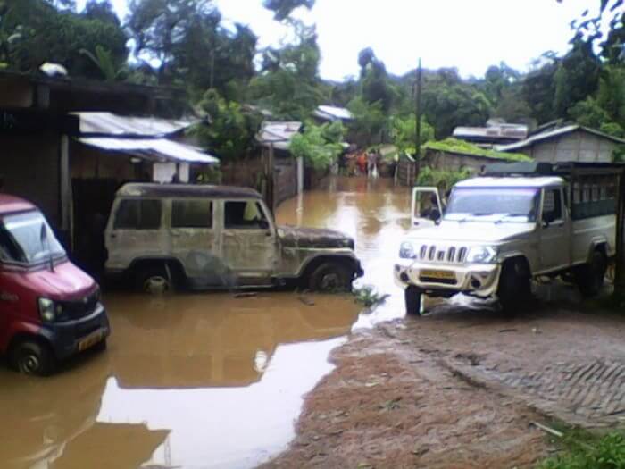 Vehicles and Homes Damaged In Hamren Town Flash Flood
