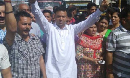 Janipur Residents Protest Jammu Public Works Department