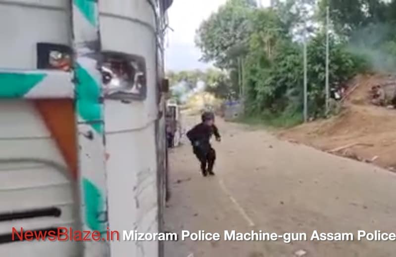 Mizoram Police Machine-Gun Assam Police, Kill 6 and One Civilian
