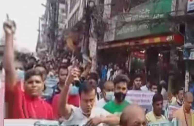 Protest Against Bangladesh Occurrence Continues