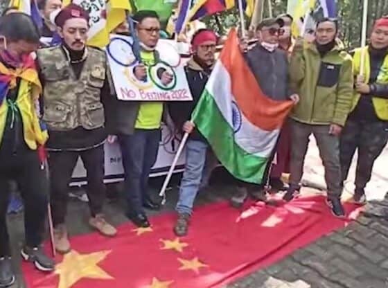 Chinese oppression - Beijing games boycott. Image from youtube screenshot.