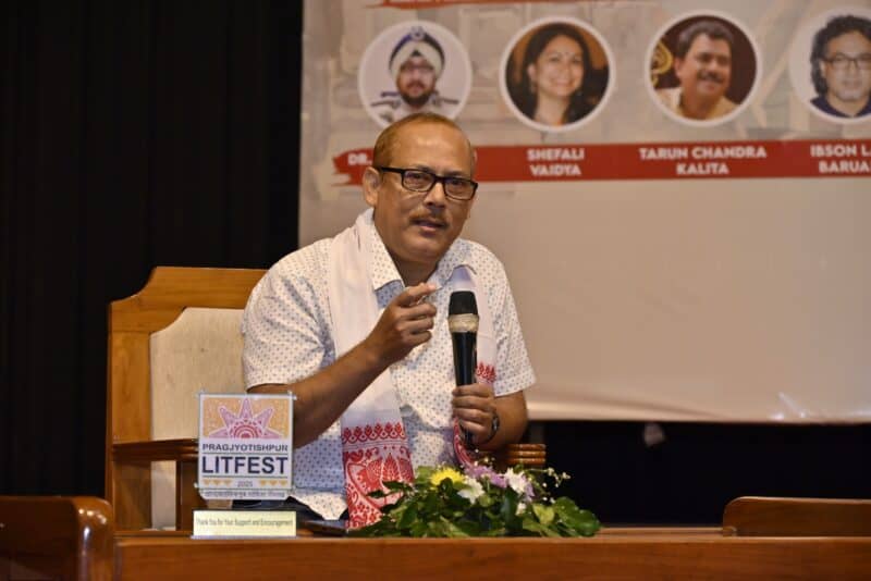 nava thakuria at litfest