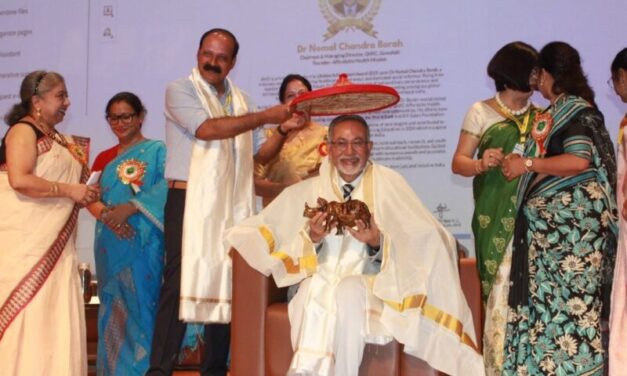 GNRC Founder Dr N.C. Borah Receives Double National Awards