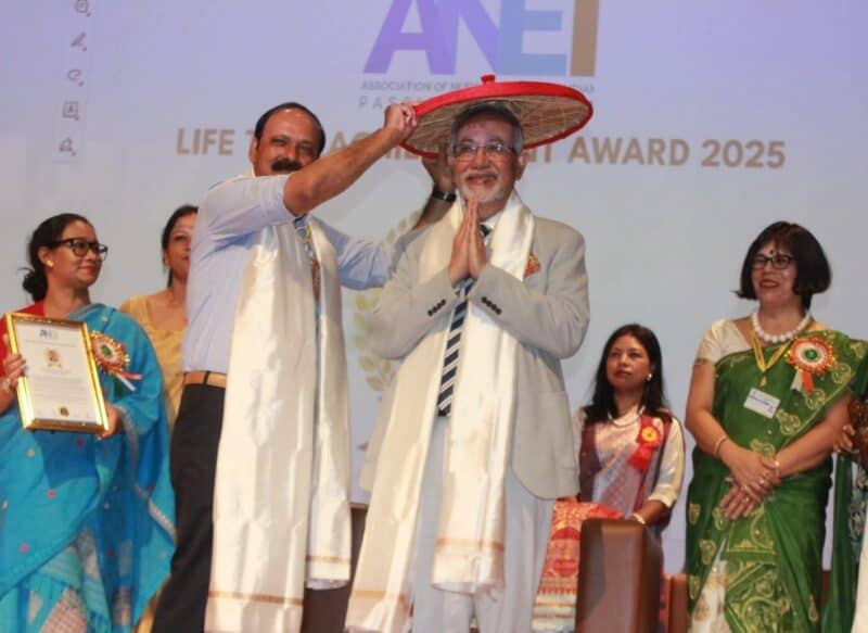 dr borah anei award. photo c/o Nava Thakuria
